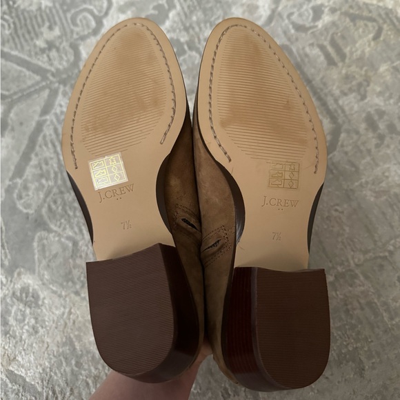 J. Crew Sawyer Brown Suede Ankle Booties - Picture 4 of 4